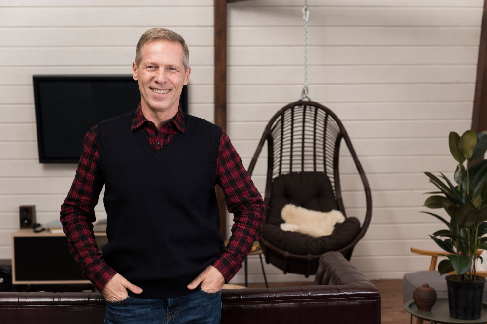 front-view-smiley-father-posing-home